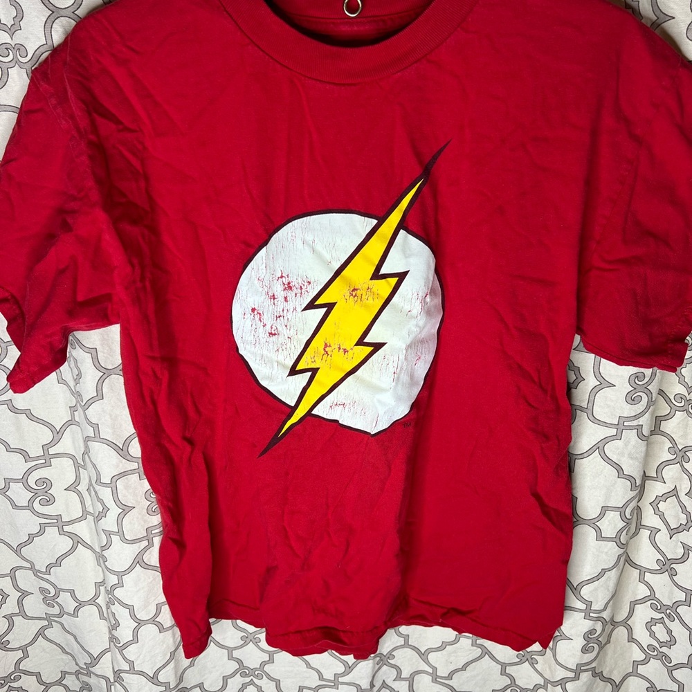 Official DC Comics Flash Vintage Logo T-Shirt